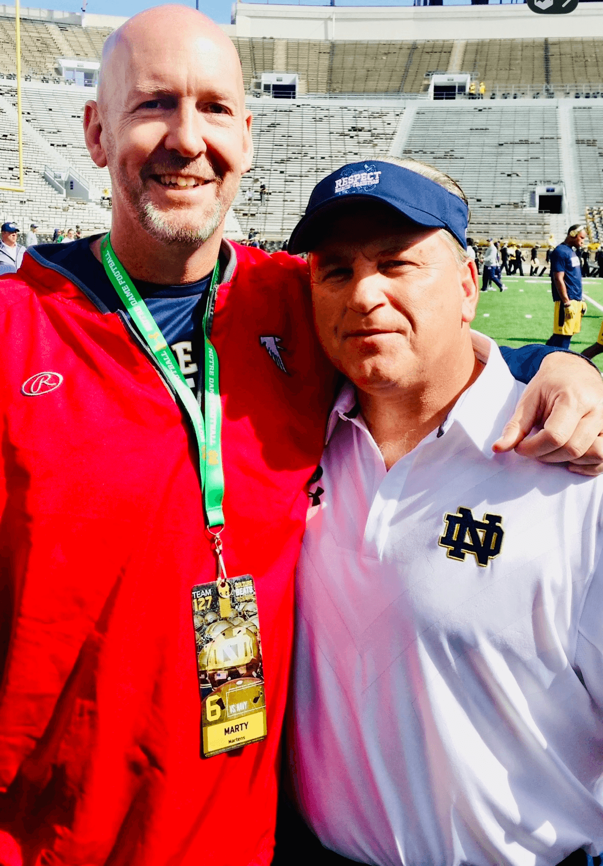Marty Martens with Jeff Quinn
